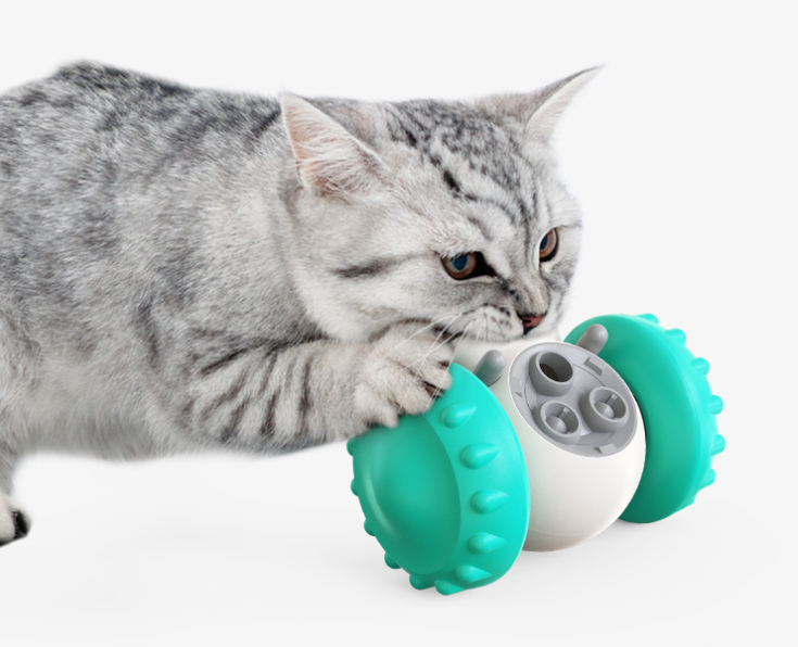 Interactive Smart Pet Feeding Toy Car – For Cats & Dogs