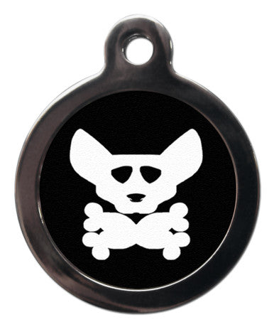 dog id tag front side